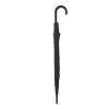 Umbrela 104 cm, maner curbat, deschidere automata, Everestus, 20IAN847, Negru, Poliester 190T