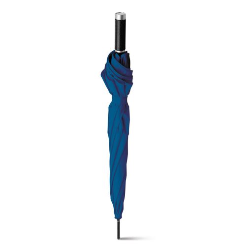 Umbrela 110 cm cu deschidere automata, Everestus, 20FEB0329, Poliester 190T, Albastru, saculet inclus