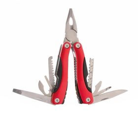   Unealta multifunctionala 14 functii, Everestus, FX, otel inoxidabil, aluminiu, rosu