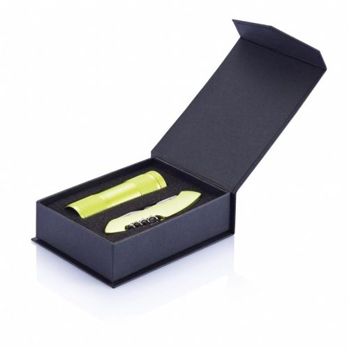 Set briceag 13 functii si lanterna, Everestus, OR, otel inoxidabil, aluminiu, verde