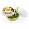 Set bol pentru salate, Everestus, SD01, polipropilena, verde