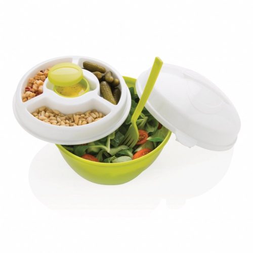Set bol pentru salate, Everestus, SD01, polipropilena, verde