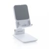 Suport pentru telefon de birou, Everestus, 21OCT1119, 11 x 6.6 x 3.2 cm, ABS, Silicon, Alb