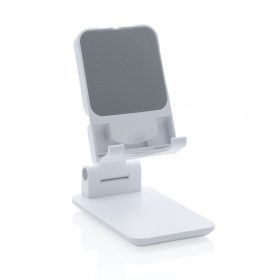   Suport pentru telefon de birou, Everestus, 21OCT1119, 11 x 6.6 x 3.2 cm, ABS, Silicon, Alb