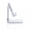Suport pentru telefon de birou, Everestus, 21OCT1119, 11 x 6.6 x 3.2 cm, ABS, Silicon, Alb