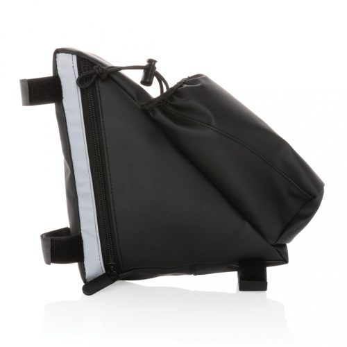 Geanta de bicicleta cu suport de sticla, Everestus, 21OCT1213, 18.5 x 6 x 21 cm, Plastic, Poliuretan, Negru