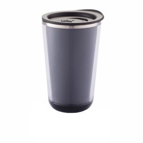   Cana de calatorie 350 ml, perete dublu, bpa free, XD, DA, otel inox, as, negru