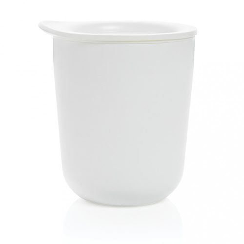 Cana antibacteriana pentru cafea, 21MAR1958, 225 ml, 106x85 mm, Everestus, Polipropilena, Otel, Alb