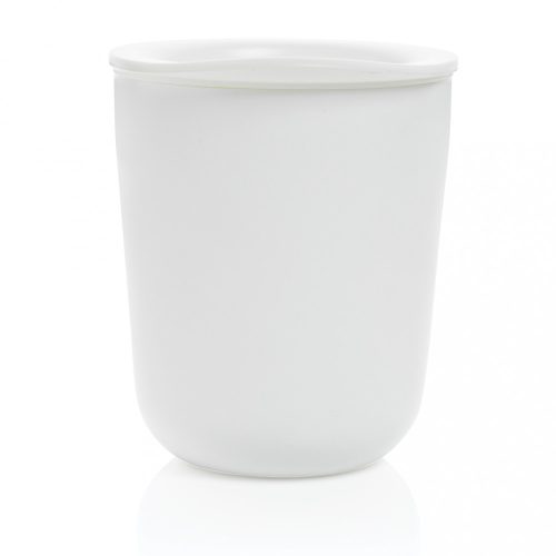 Cana antibacteriana pentru cafea, 21MAR1958, 225 ml, 106x85 mm, Everestus, Polipropilena, Otel, Alb