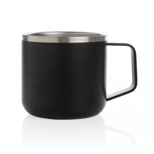 Cana termos camping, 21MAR2709, 350 ml, 11.7xØ 6.7 cm, Everestus, Otel, Negru