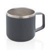 Cana termos camping, 21MAR2712, 350 ml, 11.7xØ 6.7 cm, Everestus, Otel, Gri