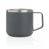 Cana termos camping, 21MAR2712, 350 ml, 11.7xØ 6.7 cm, Everestus, Otel, Gri