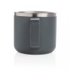 Cana termos camping, 21MAR2712, 350 ml, 11.7xØ 6.7 cm, Everestus, Otel, Gri