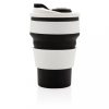 Cana de voiaj pliabila 350 ml, fara bpa, Everestus, 20IAN333, Silicon, Polipropilena, Negru