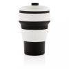 Cana de voiaj pliabila 350 ml, fara bpa, Everestus, 20IAN333, Silicon, Polipropilena, Negru