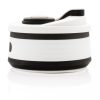 Cana de voiaj pliabila 350 ml, fara bpa, Everestus, 20IAN333, Silicon, Polipropilena, Negru