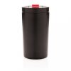 Cana termos fara scurgeri, 21MAR2670, 300 ml, 18xØ 7.5 cm, Everestus, Otel, Polipropilena, Negru