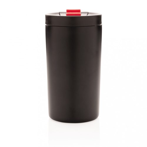 Cana termos fara scurgeri, 21MAR2670, 300 ml, 18xØ 7.5 cm, Everestus, Otel, Polipropilena, Negru