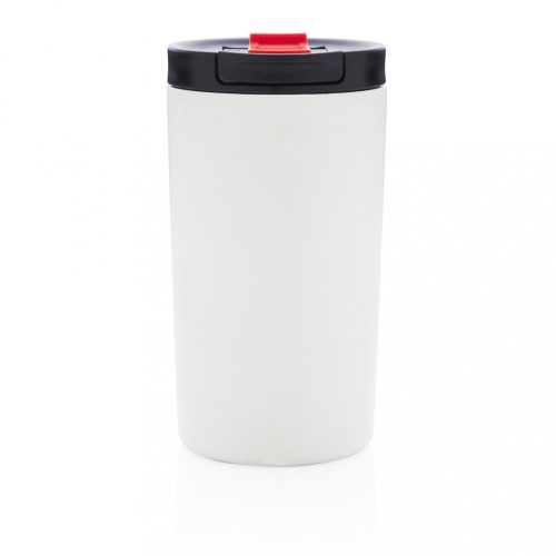 Cana termos fara scurgeri, 21MAR2673, 300 ml, 18xØ 7.5 cm, Everestus, Otel, Polipropilena, Alb