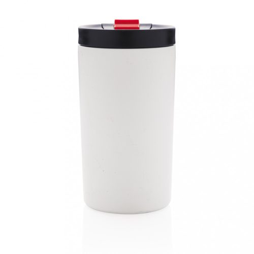 Cana termos fara scurgeri, 21MAR2673, 300 ml, 18xØ 7.5 cm, Everestus, Otel, Polipropilena, Alb