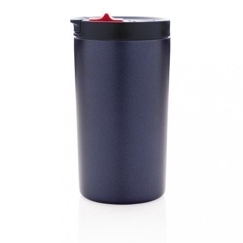 Cana termos fara scurgeri, 21MAR2671, 300 ml, 18xØ 7.5 cm, Everestus, Otel, Polipropilena, Albastru