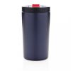 Cana termos fara scurgeri, 21MAR2671, 300 ml, 18xØ 7.5 cm, Everestus, Otel, Polipropilena, Albastru