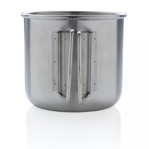 Cana 450 ml, 8.4xø9.1 cm, Everestus, 20SEP0300, Otel, Argintiu