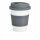 Cana de cafea 350 ml, ecologica, Everestus, EA, pla, silicon, gri