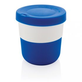   Cana de cafea 280 ml, fara melamina, Everestus, 20IAN357, Plastic, Silicon, Albastru