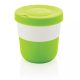 Cana de cafea 280 ml, fara melamina, Everestus, 20IAN358, Plastic, Silicon, Verde