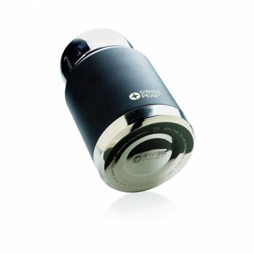 Termos pentru alimente 500 ml, perete dublu, termoizolant, Swiss Peak, EE, otel inoxidabil, negru