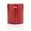 Cana clasica, Everestus, 21OCT0148, 350 ml, 8 x 8 x 9.5 x ø 8 cm, Ceramica, Rosu