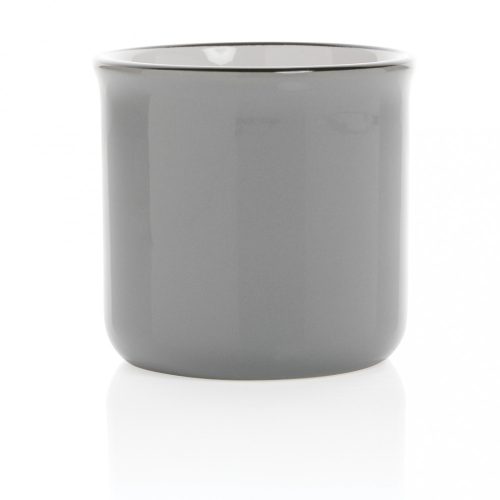 Cana vintage, Everestus, 21OCT0175, 280 ml, 8.6 x 7 x 8.2 x ø 8.6 cm, Ceramica, Gri