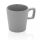 Cana moderna, Everestus, 21OCT0152, 300 ml, 8.4 x 6.6 x 8.9 x ø 8.4 cm, Ceramica, Gri