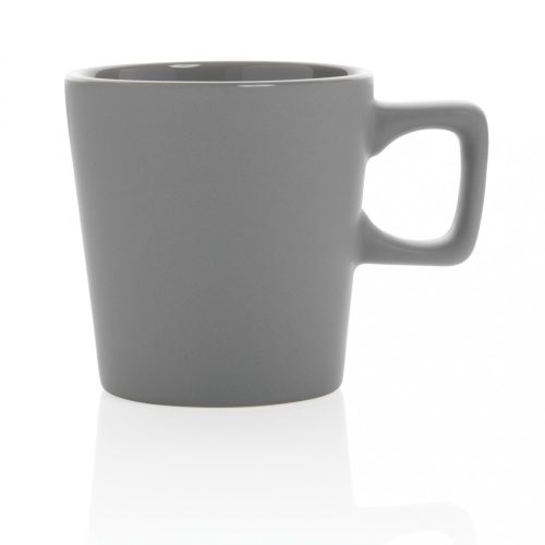 Cana moderna, Everestus, 21OCT0152, 300 ml, 8.4 x 6.6 x 8.9 x ø 8.4 cm, Ceramica, Gri