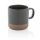 Cana, Everestus, 42FEB230431, 360 ml, 8.8xØ8.8 cm, Ceramica, Gri