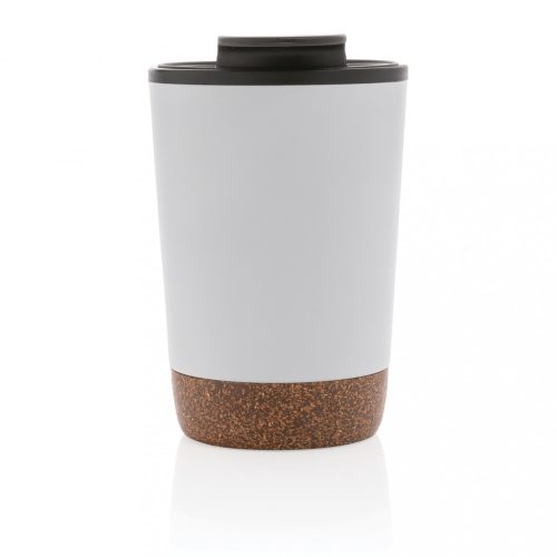 Cana de voiaj, Everestus, 42FEB231157, 300 ml, 13.2xØ6.8 cm, Otel, Alb