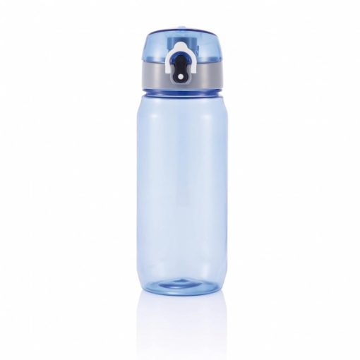 Sticla de apa 600 ml, cu buton de deschidere, Everestus, TN01, tritan, albastru, saculet de calatorie inclus