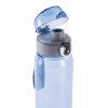 Sticla de apa 600 ml, cu buton de deschidere, Everestus, TN01, tritan, albastru, saculet de calatorie inclus