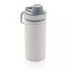 Termos cu finisaj mat, 550 ml, 20xø7.6 cm, Everestus, 20SEP0526, Otel, Silicon, Alb