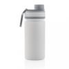 Termos cu finisaj mat, 550 ml, 20xø7.6 cm, Everestus, 20SEP0526, Otel, Silicon, Alb