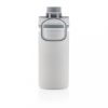 Termos cu finisaj mat, 550 ml, 20xø7.6 cm, Everestus, 20SEP0526, Otel, Silicon, Alb