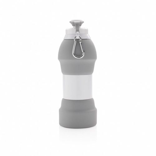 Bidon de apa pliabil, 580 ml, Everestus, JU049, silicon, gri