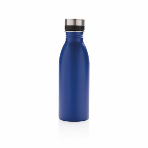 Sticla pentru apa rece, foarte usoara, 500 ml, Everestus, 9IA19185, Otel inoxidabil, Albastru, saculet inclus