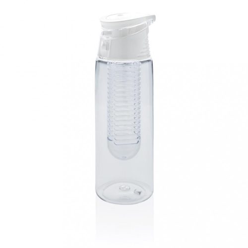 Sticla cu infuzor 700 ml si sistem de blocare, Everestus, 20IAN073, Tritan, ABS, Alb