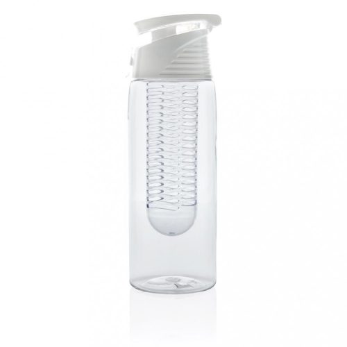 Sticla cu infuzor 700 ml si sistem de blocare, Everestus, 20IAN073, Tritan, ABS, Alb