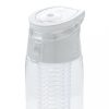 Sticla cu infuzor 700 ml si sistem de blocare, Everestus, 20IAN073, Tritan, ABS, Alb