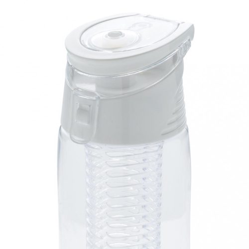 Sticla cu infuzor 700 ml si sistem de blocare, Everestus, 20IAN073, Tritan, ABS, Alb