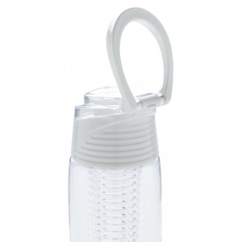 Sticla cu infuzor 700 ml si sistem de blocare, Everestus, 20IAN073, Tritan, ABS, Alb