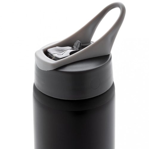 Sticla de apa 600 ml, fara bpa, Everestus, 20IAN226, Aluminiu, Negru